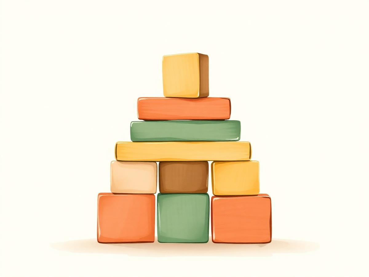 Wooden blocks